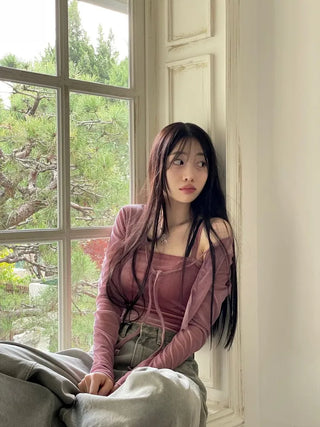 Mate Buckle Wide Pigment Washed Denim Pants