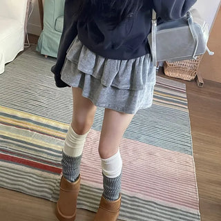 Shiru Wool Poggle Thick Cozy Knit Long Muffler Scarf