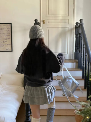 Shiru Wool Poggle Thick Cozy Knit Long Muffler Scarf