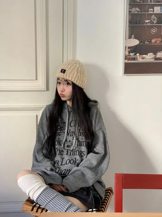 Shiru Wool Poggle Thick Cozy Knit Long Muffler Scarf