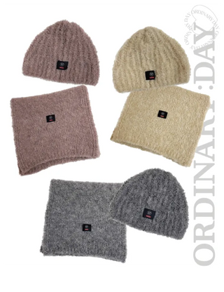 Shiru Wool Poggle Thick Cozy Knit Long Muffler Scarf