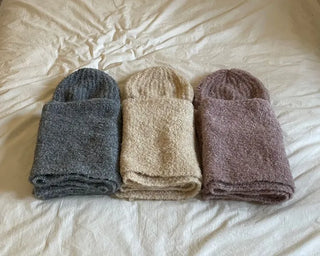 Shiru Wool Poggle Thick Cozy Knit Long Muffler Scarf