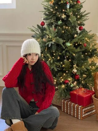 Yuko side cut team wide denim pants 2 sizes