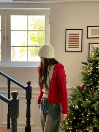 Yuko side cut team wide denim pants 2 sizes