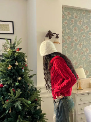 Yuko side cut team wide denim pants 2 sizes