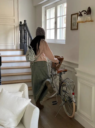 Set Blurry Mix Fluffy Soft Knit Beanie Muffler Set