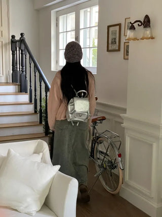 Betty Teen Vintage Denim Maxi Long Skirt