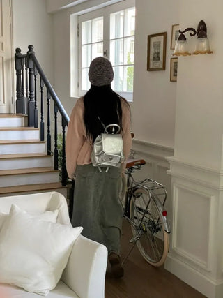 Betty Teen Vintage Denim Maxi Long Skirt