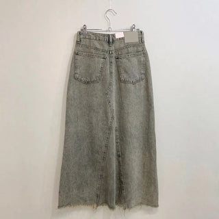 Betty Teen Vintage Denim Maxi Long Skirt