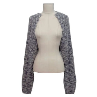 Mix Loose Crop Knit Mix Bolero