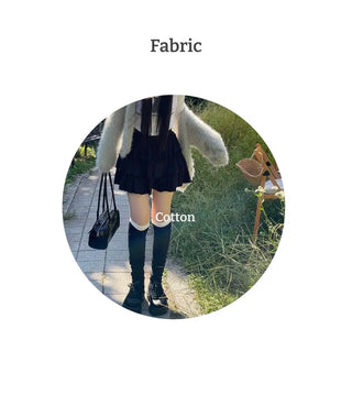 Kitsch Love Cancan Banding Tiered Mini Skirt