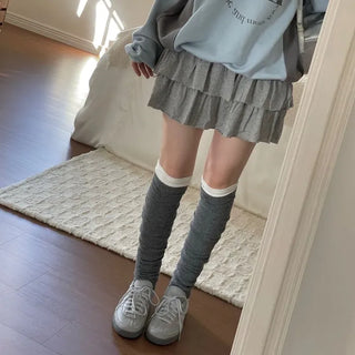 Kitsch Love Cancan Banding Tiered Mini Skirt