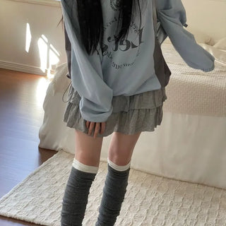 Kitsch Love Cancan Banding Tiered Mini Skirt