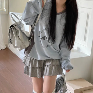 Kitsch Love Cancan Banding Tiered Mini Skirt