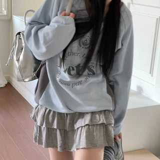 Kitsch Love Cancan Banding Tiered Mini Skirt