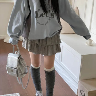 Kitsch Love Cancan Banding Tiered Mini Skirt