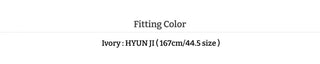Kitty World side shirring crop long sleeve t-shirt one color