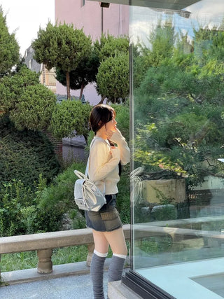 Tarte Unbalanced Shoulder Team Round Knit