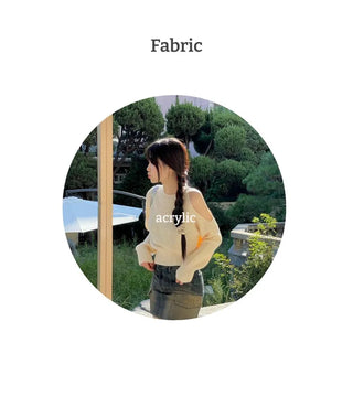 Tarte Unbalanced Shoulder Team Round Knit