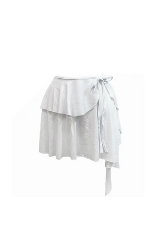 Love Unbalanced Flare Wrap Mini Skirt Pants