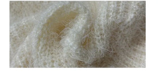 Yuju Avant Loose Hooded Button Pine Needle Knit Cardigan