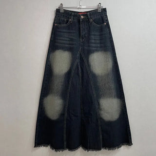 Maxi Skirt Denim Long Skirt 2size