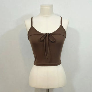 DIEN X Long Strap Ribbon Halter Neck Sleeveless