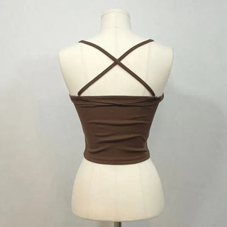 DIEN X Long Strap Ribbon Halter Neck Sleeveless