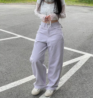 Canil shirring lace warmer double strap crop cardigan