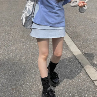 Kaka Banding Cancan Mini Skirt