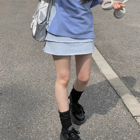 Kaka Banding Cancan Mini Skirt