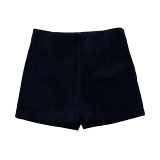 Dolly Corduroy Golden High-Waist Shorts
