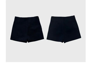 Dolly Corduroy Golden High-Waist Shorts
