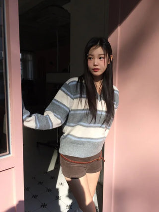Dolly Corduroy Golden High-Waist Shorts