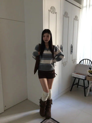 Dolly Corduroy Golden High-Waist Shorts