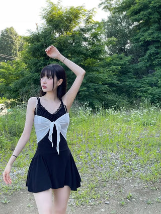 Casey Sleeveless Bustier Mini One-Piece