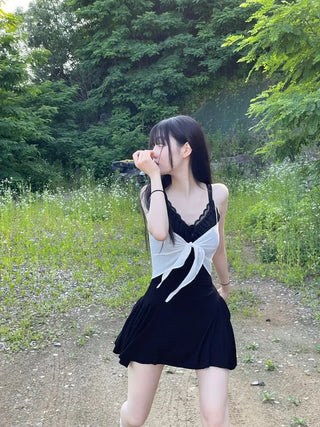 Casey Sleeveless Bustier Mini One-Piece