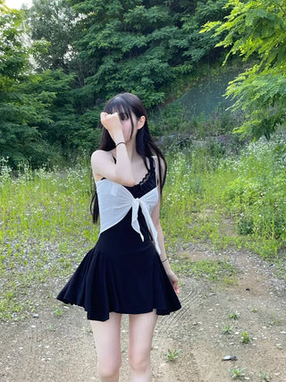 Casey Sleeveless Bustier Mini One-Piece