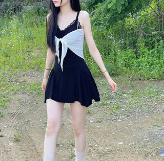 Casey Sleeveless Bustier Mini One-Piece