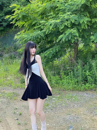 Casey Sleeveless Bustier Mini One-Piece