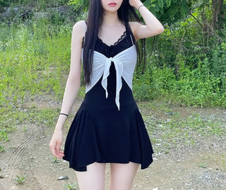 Casey Sleeveless Bustier Mini One-Piece