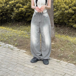 Cooling Vintage Wide Denim Pants