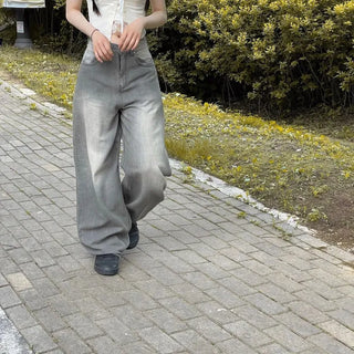 Cooling Vintage Wide Denim Pants