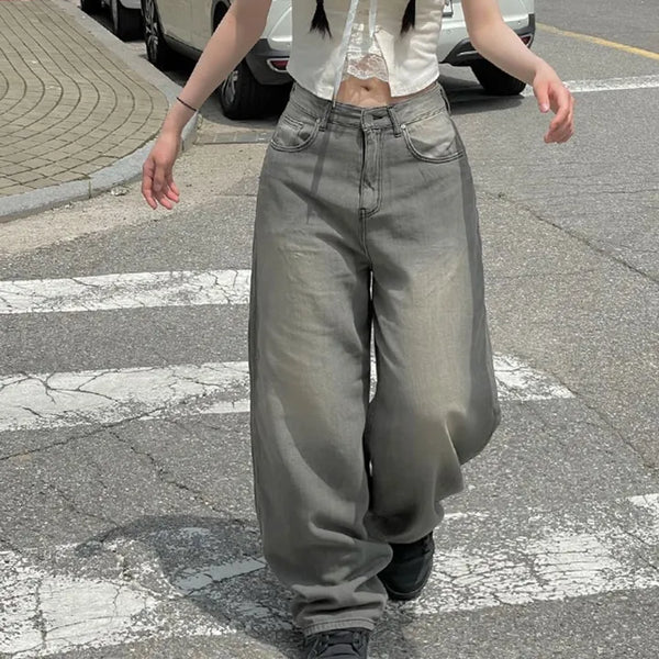 Cooling Vintage Wide Denim Pants