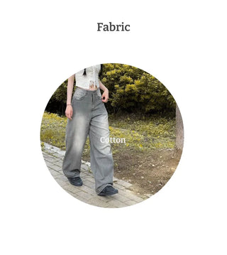 Cooling Vintage Wide Denim Pants
