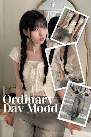 Cooling Vintage Wide Denim Pants