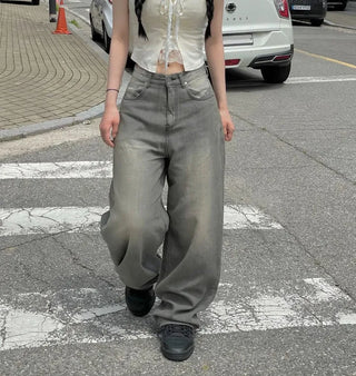 Cooling Vintage Wide Denim Pants