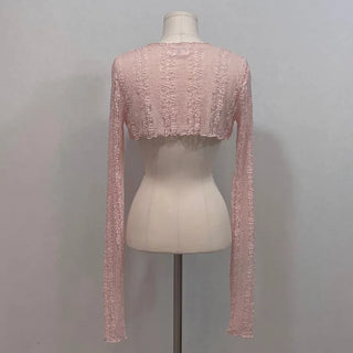 Rica Lace See-Through Bolero Warmer Cardigan