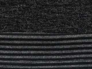 Mono Halter Layered Striped Long Sleeve Knit T-shirt