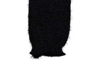 Fairy pine needle square neck ribbon shirring long sleeve knit